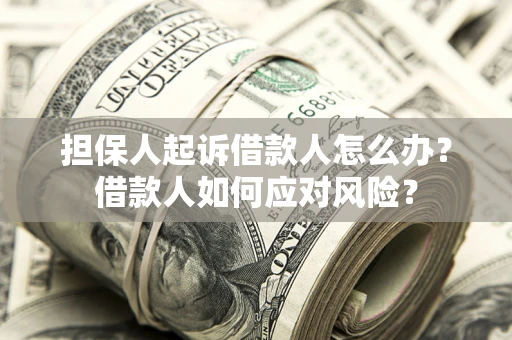 北京担保人起诉借款人怎么办？借款人如何应对风险？